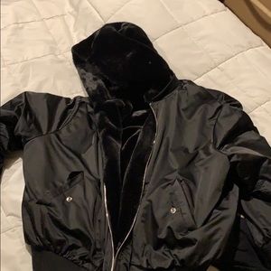 Zara’s reversible bomber